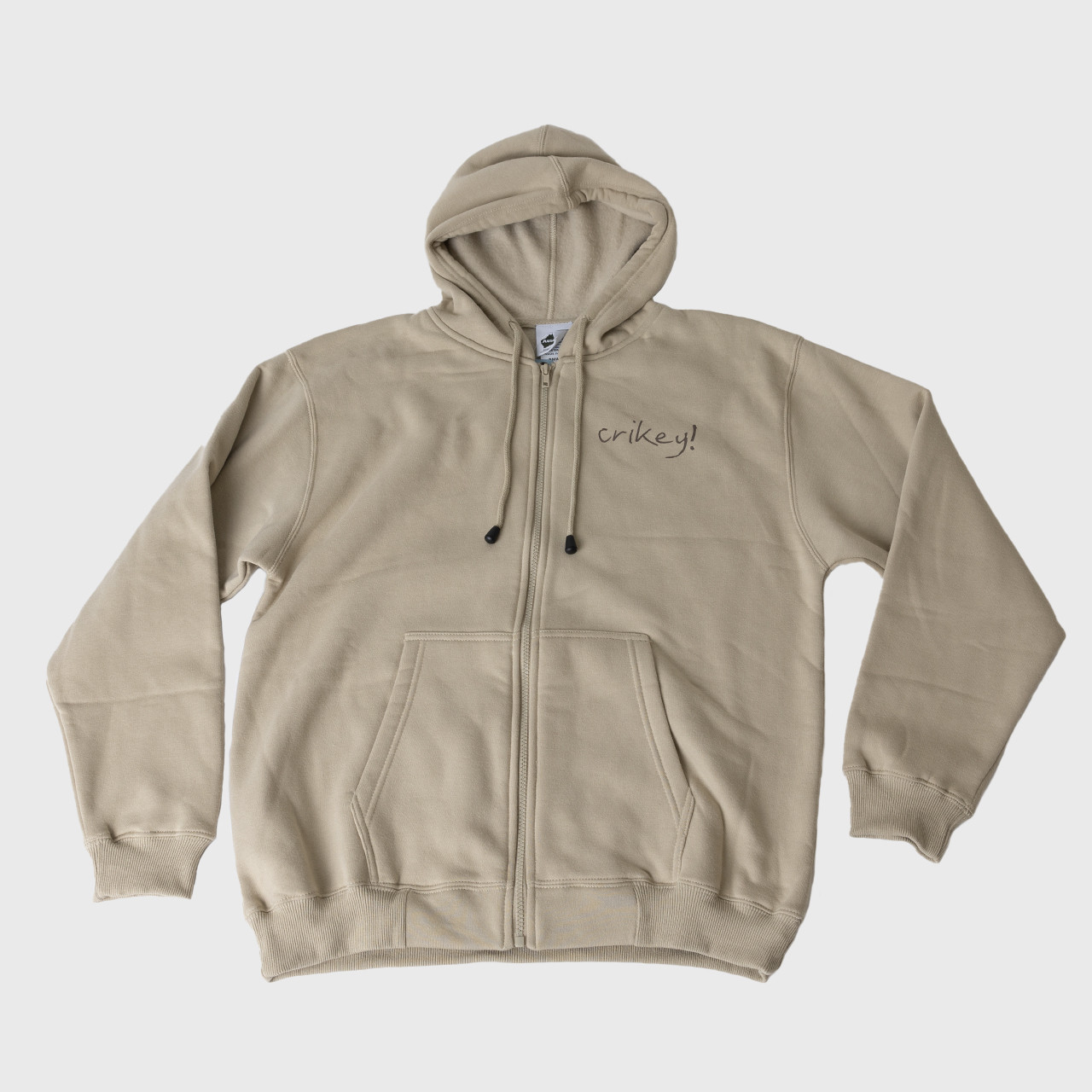 Australia Zoo Adult Zip Hoodie - Khaki