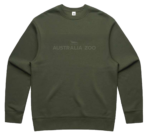Australia Zoo Established 1970 Crew Neck Jumper - Cypress