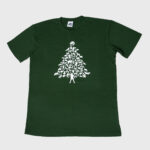 Steve Christmas Tree Adult T-Shirt - Green